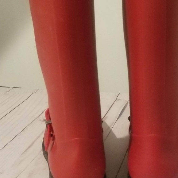 Diesel Hi Stud-Me Rain Boot-RED - Picture 8 of 9